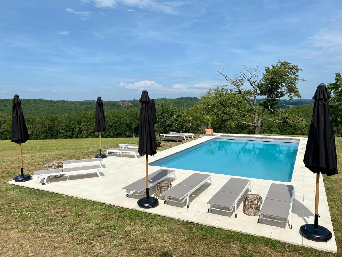 Domaine De Cazal - Gite 2 Pers Avec Piscine Au Coeur De 26 Hectares De Nature Preservee Saint-Cyprien  Exterior photo